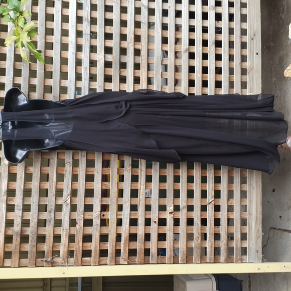 Black long evening dress - Picture 4 of 4